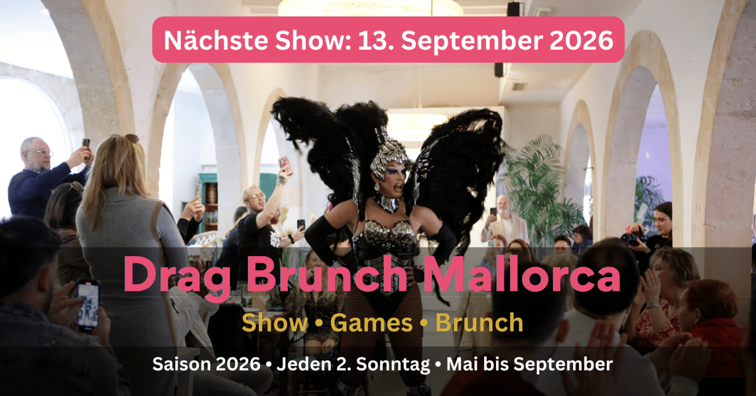 Drag Brunch Mallorca - nächste Show 13. September 2026